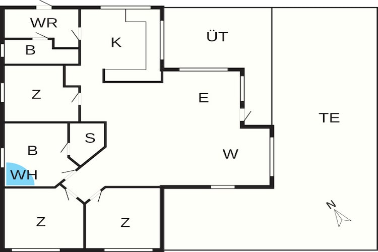 8 persoons vakantie huis in Rødby-By Traum-Plattegrond