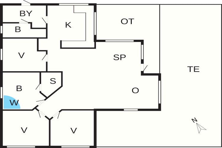 8 persoons vakantie huis in Rødby-By Traum - Plattegrond