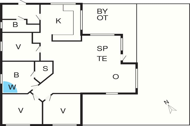8 persoons vakantie huis in Rødby-By Traum - Plattegrond