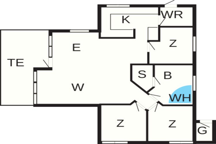 Luxe spa-retraite van Skaven - Plattegrond
