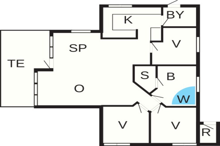 Luxe spa-retraite van Skaven - Plattegrond