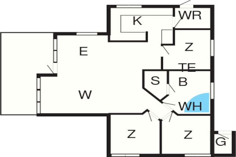 Luxe spa-retraite van Skaven - Plattegrond