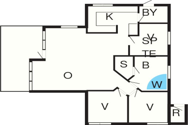 Luxe spa-retraite van Skaven - Plattegrond