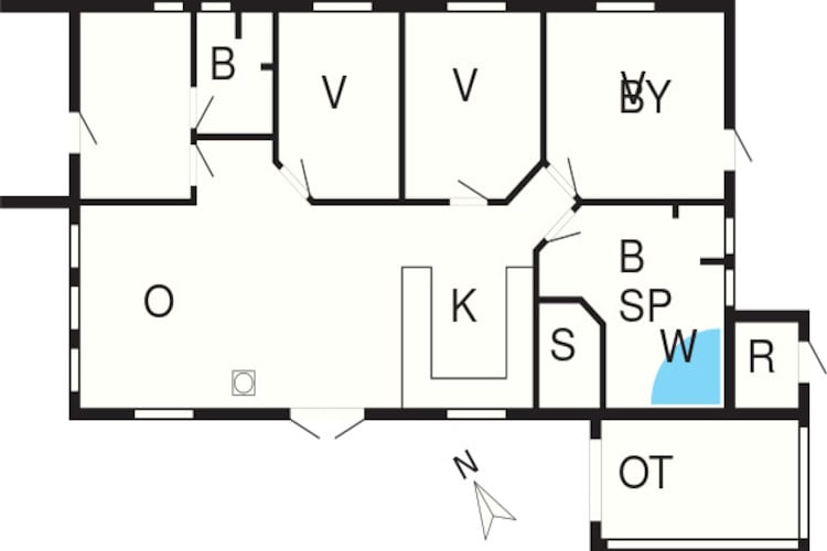 6 persoons vakantie huis in Hemmet-Plattegrond