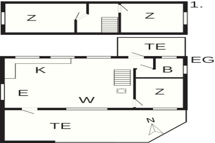 6 persoons vakantie huis in Harboøre-By Traum-Plattegrond