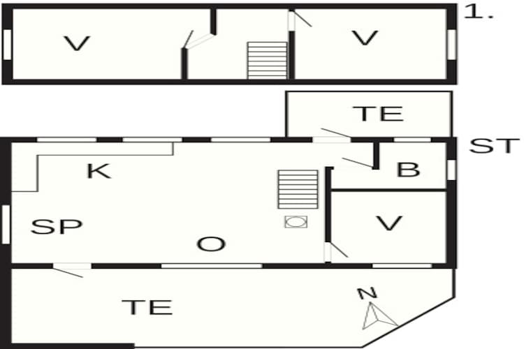 6 persoons vakantie huis in Harboøre-By Traum-Plattegrond