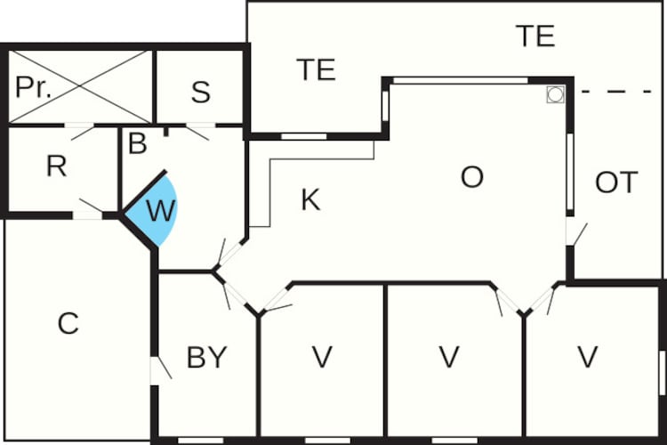 8 persoons vakantie huis in Fjerritslev-By Traum-Plattegrond