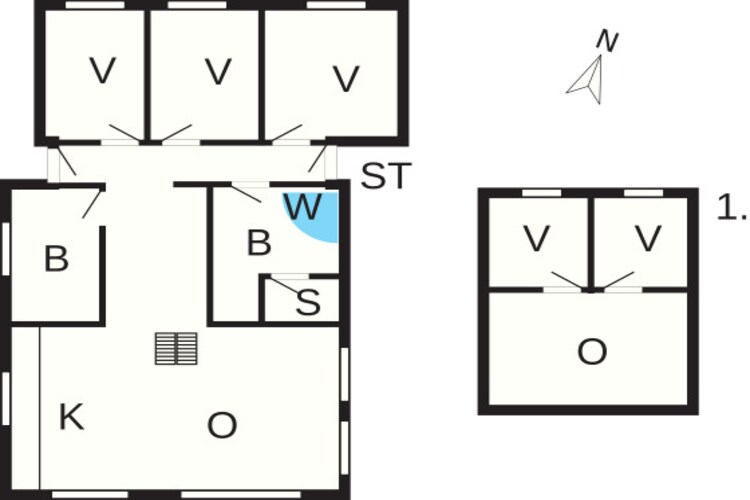 10 persoons vakantie huis in Væggerløse-By Traum - Plattegrond