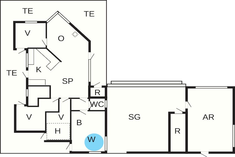 8 persoons vakantie huis in Ebeltoft-By Traum-Plattegrond