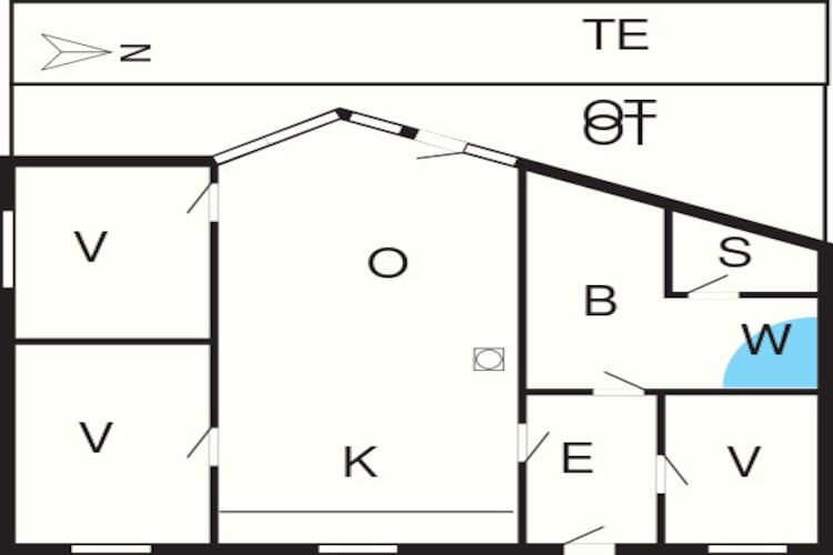 6 persoons vakantie huis in Tarm-By Traum-Plattegrond