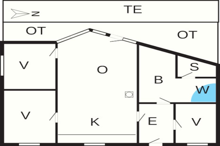 6 persoons vakantie huis in Tarm-By Traum-Plattegrond