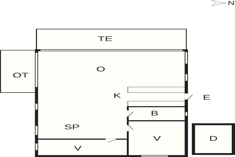 4 persoons vakantie huis in Hals-By Traum - Plattegrond