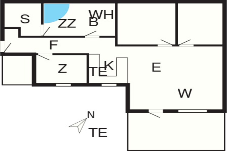 6 persoons vakantie huis in Ansager-By Traum-Plattegrond