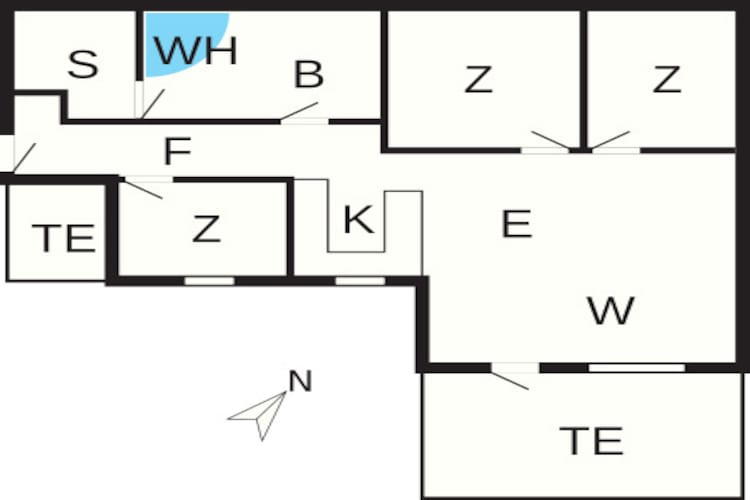 6 persoons vakantie huis in Ansager-By Traum-Plattegrond