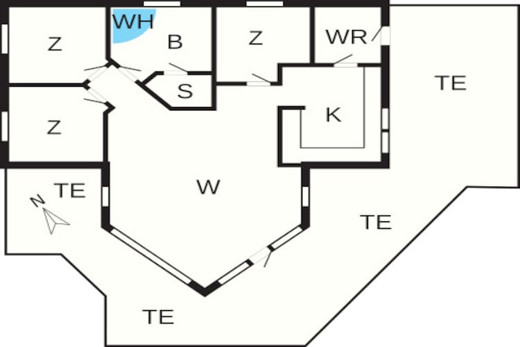 6 persoons vakantie huis in Harboøre-By Traum - Plattegrond