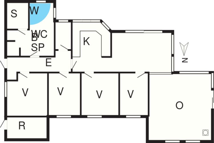 7 persoons vakantie huis in Henne-By Traum-Plattegrond