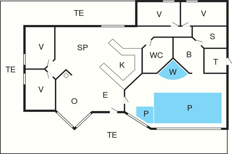 Luxe retraite bij bos -- By Traum Ferienwohnungen-Plattegrond