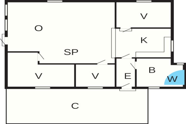 6 persoons vakantie huis in Harboøre-Plattegrond
