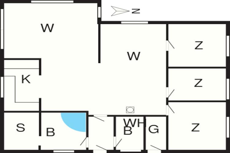 Maison de vacances pour 6 a Millinge - Plan
