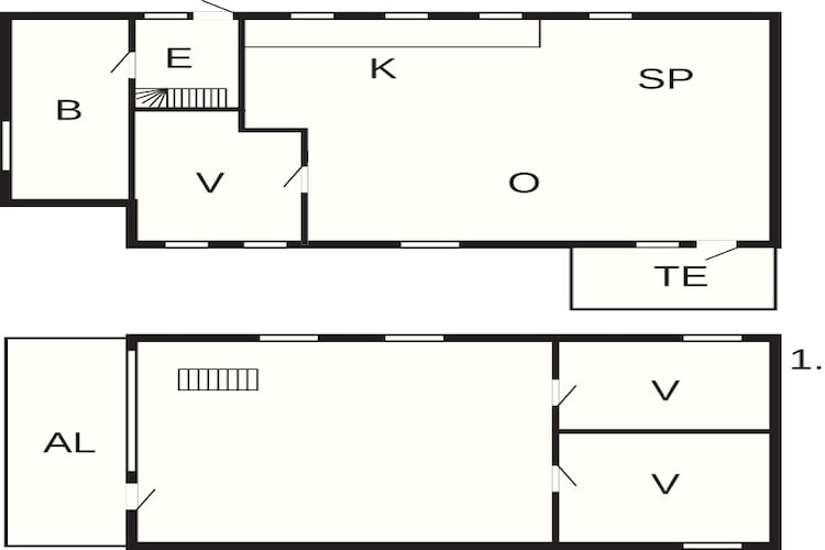 8 persoons vakantie huis in Løkken-By Traum - Plattegrond