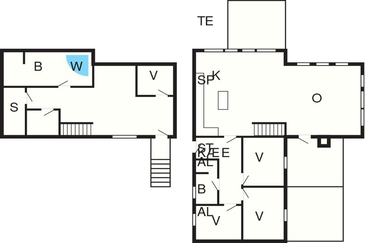 10 persoons vakantie huis in Roslev-Plattegrond