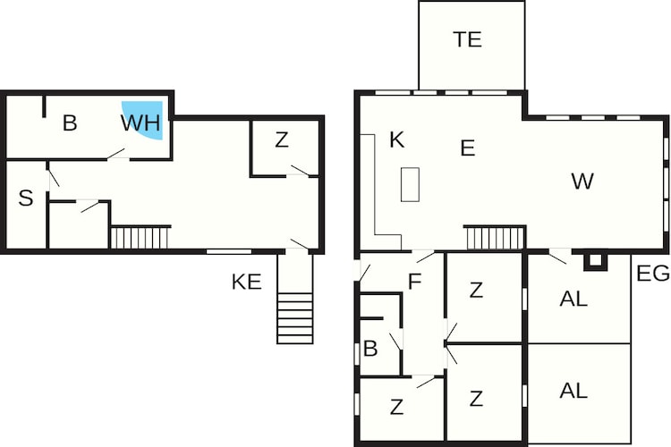 Maison de vacances pour 10 a Roslev - Plan