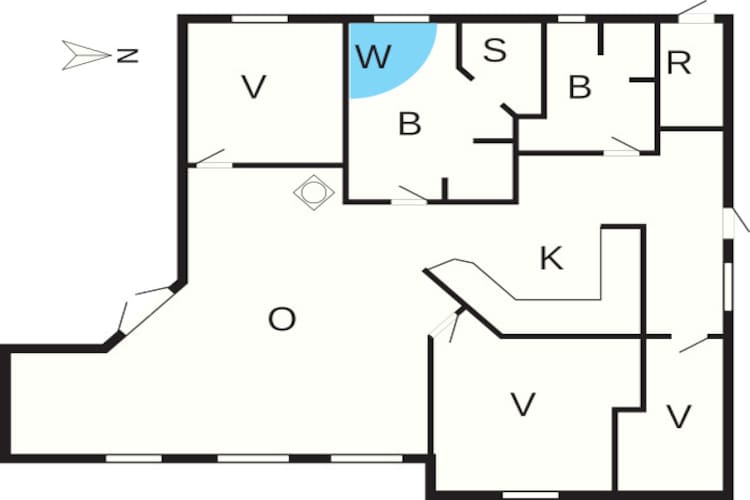 6 persoons vakantie huis in Hadsund-By Traum - Plattegrond