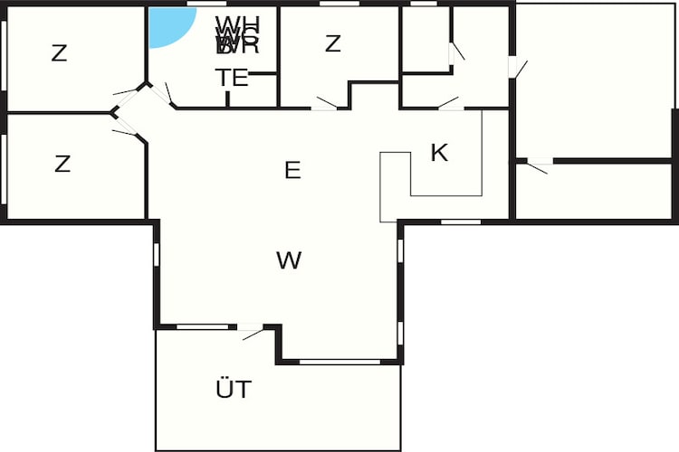 8 persoons vakantie huis in Ålbæk-Plattegrond