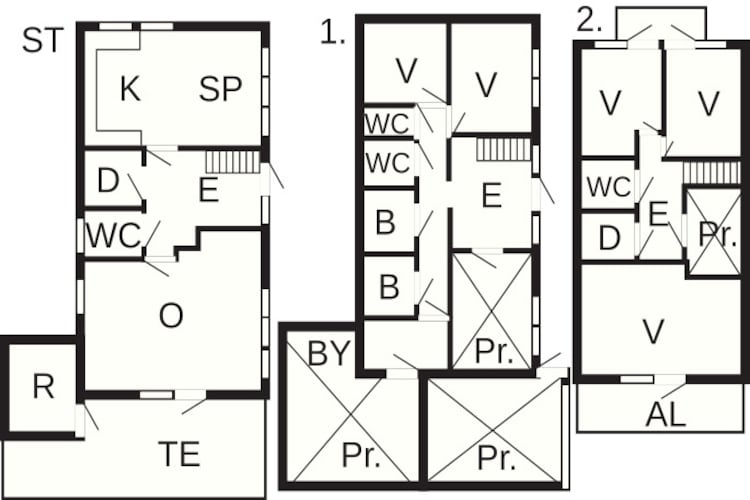 27 persoons vakantie huis in dyrdal-By Traum-Plattegrond