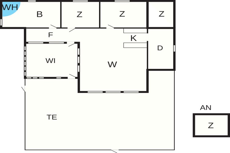 5 persoons vakantie huis in Hemmet-By Traum - Plattegrond