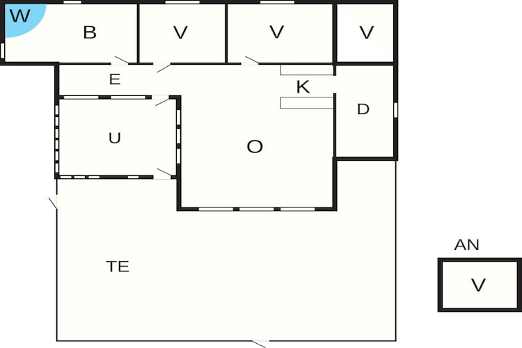 5 persoons vakantie huis in Hemmet-By Traum - Plattegrond