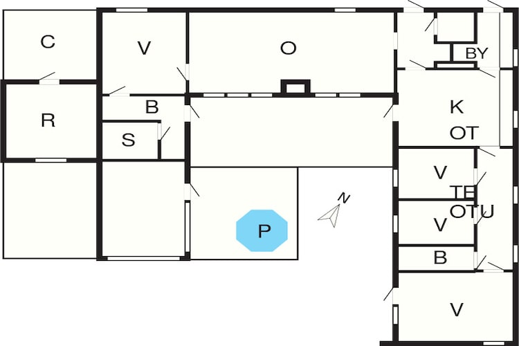 Maison de vacances pour 11 a SÖLVESBORG-By Traum-Plan d'étage
