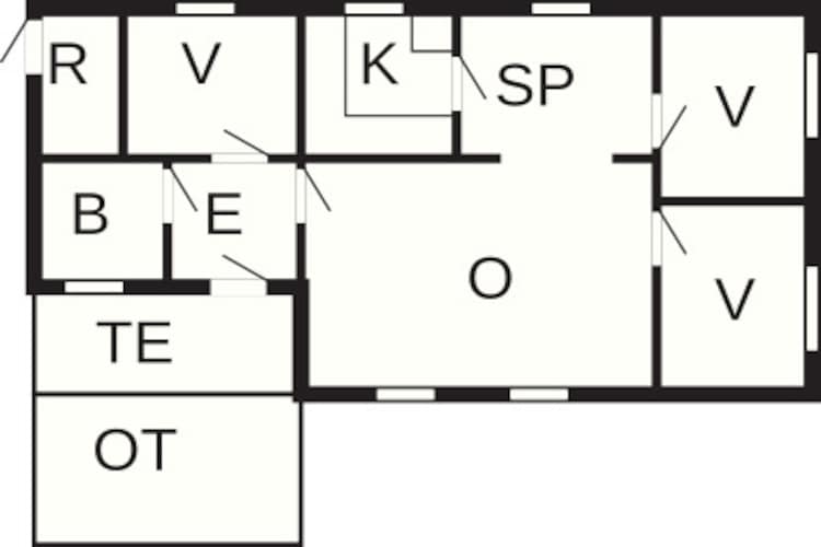 Maison de vacances pour 6 a KÖPINGSVIK-By Traum - Plan