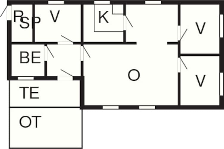 6 Personen Ferienhaus in KÖPINGSVIK-By Traum - Grundriss