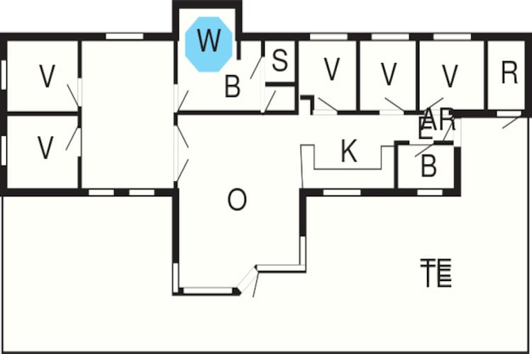 14 Personen Ferienhaus in Rødby-By Traum-Grundriss