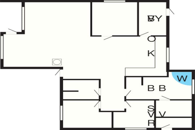 Luxe retraite vlakbij het strand - Plattegrond