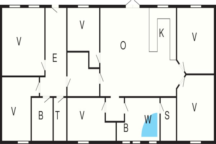 12 Personen Ferienhaus in Højslev-By Traum-Grundriss
