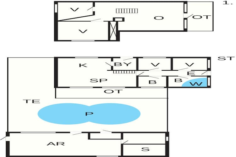 8 persoons vakantie huis in Højslev-By Traum - Plattegrond