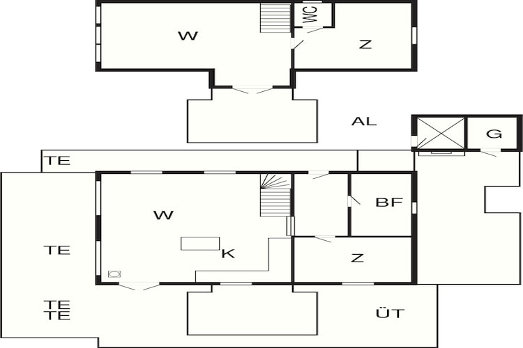 Maison de vacances pour 5 a Skagen-By Traum-Plan d'étage