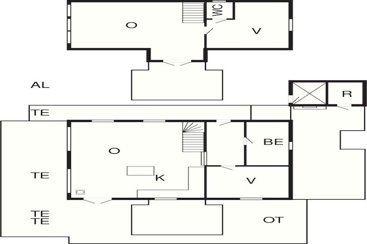Maison de vacances pour 5 a Skagen-By Traum-Plan d'étage