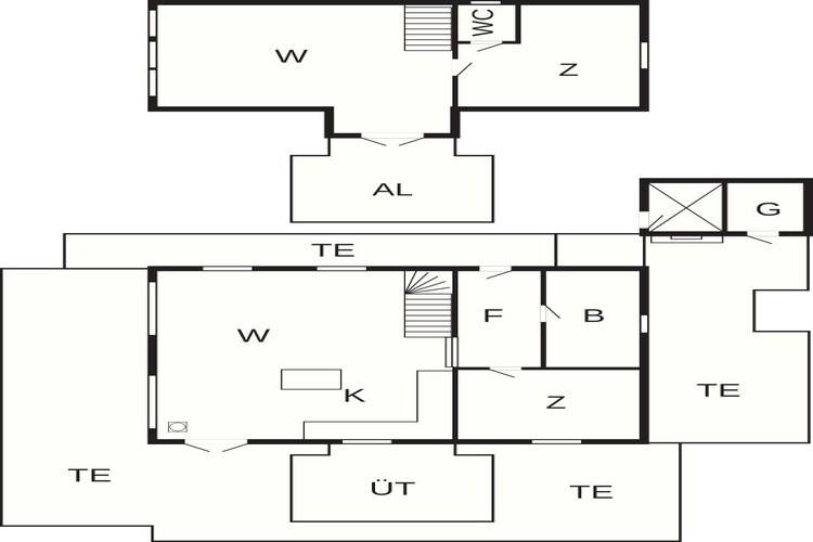 Maison de vacances pour 5 a Skagen-By Traum - Plan