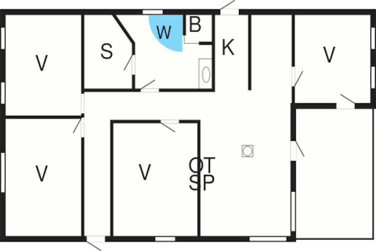 8 Personen Ferienhaus in Ålbæk-By Traum - Grundriss