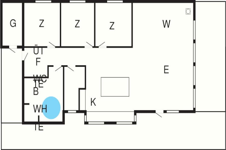 Modern Strandhuis -- By Traum Ferienwohnungen-Plattegrond