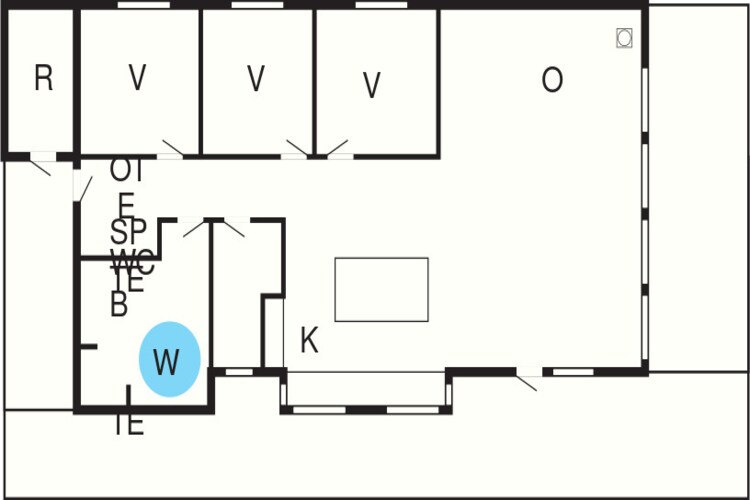 Modern Strandhuis -- By Traum Ferienwohnungen-Plattegrond
