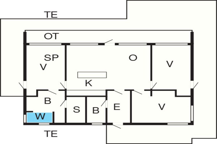 8 persoons vakantie huis in Brovst-By Traum-Plattegrond