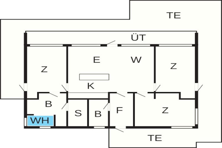 8 persoons vakantie huis in Brovst-By Traum-Plattegrond
