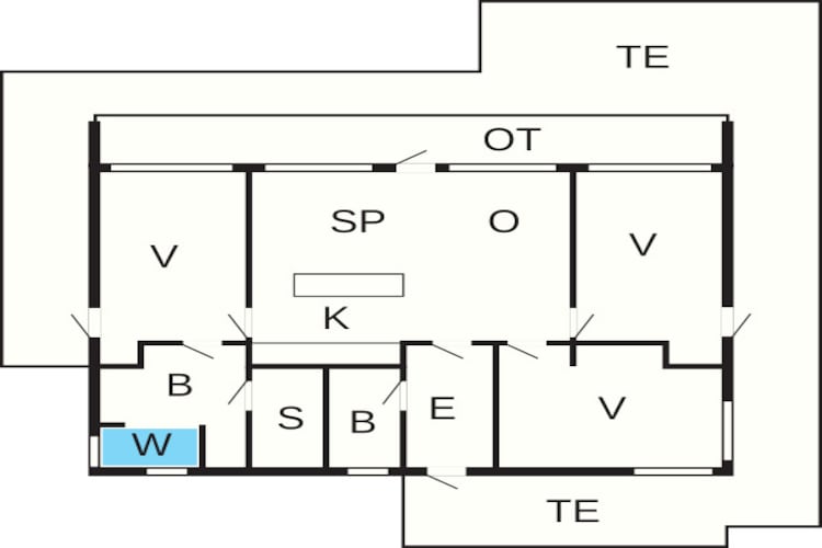 8 persoons vakantie huis in Brovst-By Traum-Plattegrond