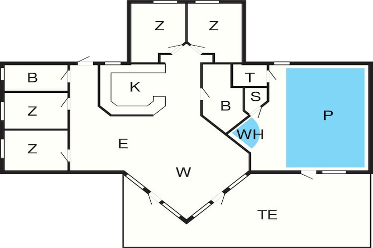 10 person holiday home in Gilleleje-By Traum-Floor plan