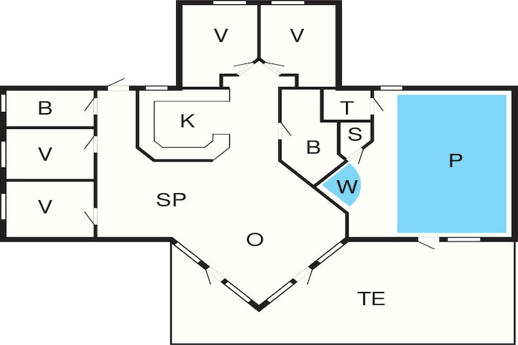 10 person holiday home in Gilleleje-By Traum-Floor plan