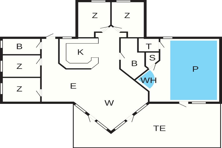 10 person holiday home in Gilleleje-By Traum - Floor plan